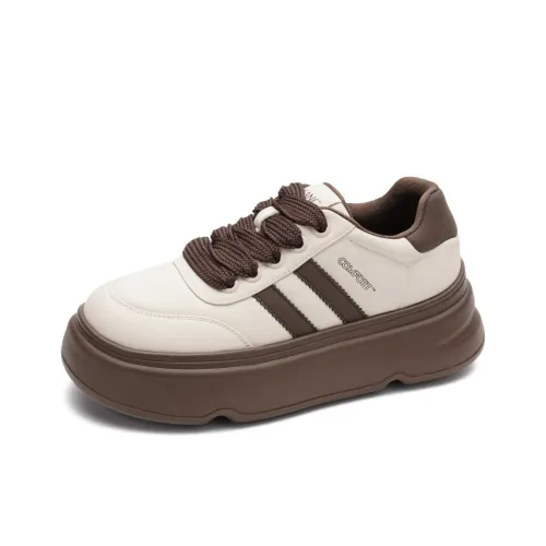 AOKANG противоскользящие низкие кроссовки для скейтбординга белые женские