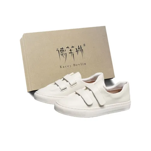Kacey Devlin Low Топ Скейтборд Кроссовки Женские Белые