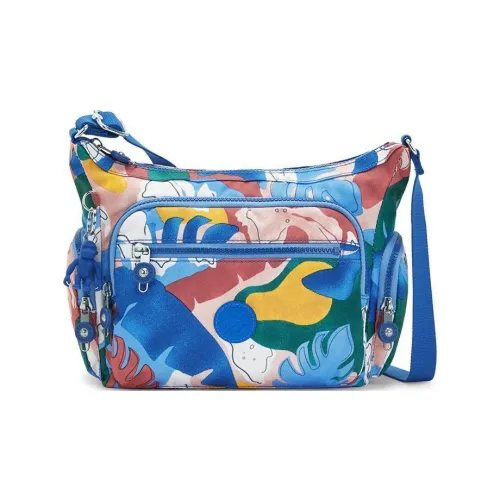 Kipling Полиамид Сумка через плечо Маленькая Унисекс Синяя и Многоцветная