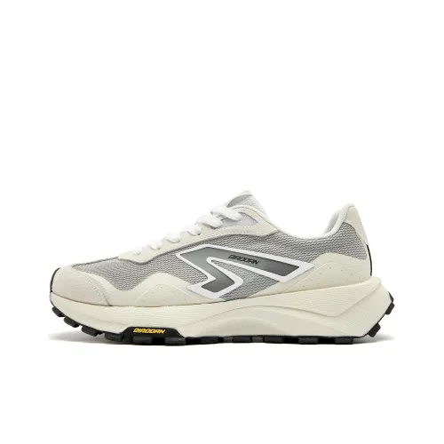 QIAODAN Soliloquy 4,0 Slip Устойчивый к истиранию Низкий Топ Casual Мужской Серый Бежевый