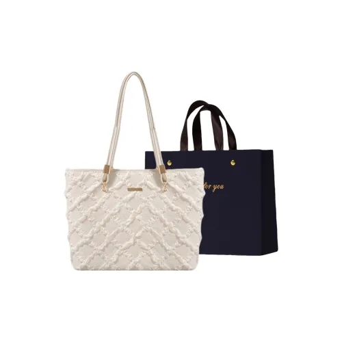 ZUONU ПУ (полиуретан) Тоут Сумка Сумка для покупок Сумка Сумка через плечо Стандартная Женская Экрю Черная