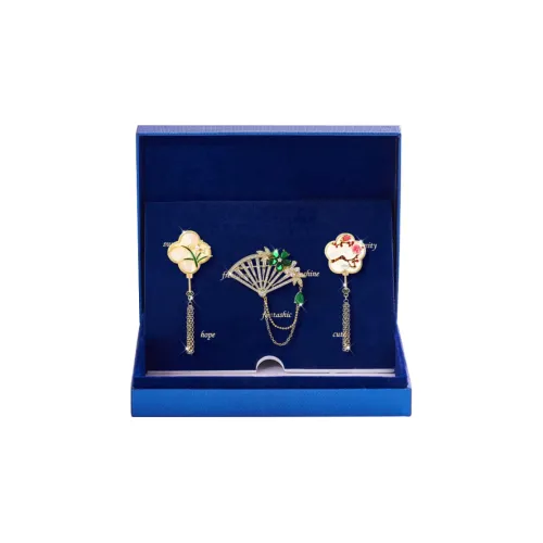 DJIN Золотой Покрытый Медью Броши Женские