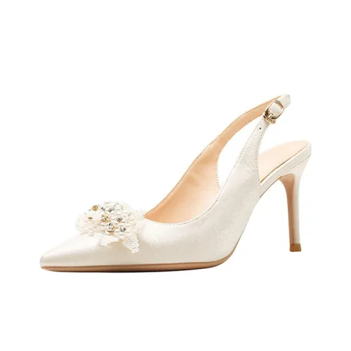 BIGTREE Высокие каблуки Женские Абрикос