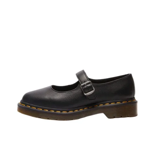 Dr.Martens Elphie Mary Jane Грубый каблук Туфли Мэри Джейн Женские Черный