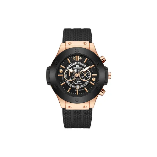 LIBER AEDON Кварцевый механизм Черный циферблат Мужские часы Элегантная коробка