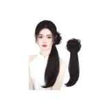 Светлый Китайский стиль Новый китайский стиль [Коричневый Черный] Кудрявый Конский хвост Светлый Китайский стиль Новый китайский стиль [Коричневый Черный] Кудрявый Конский хвост