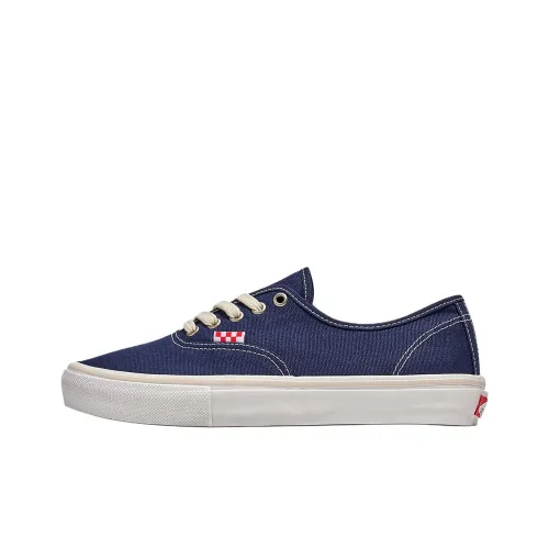 Vans Skate Authentic Low Топ Кроссовки для скейтбординга Унисекс Синий