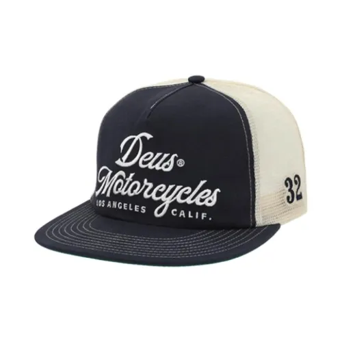 Deus Ex Machina Полиэстер Кепки Мужские Синие