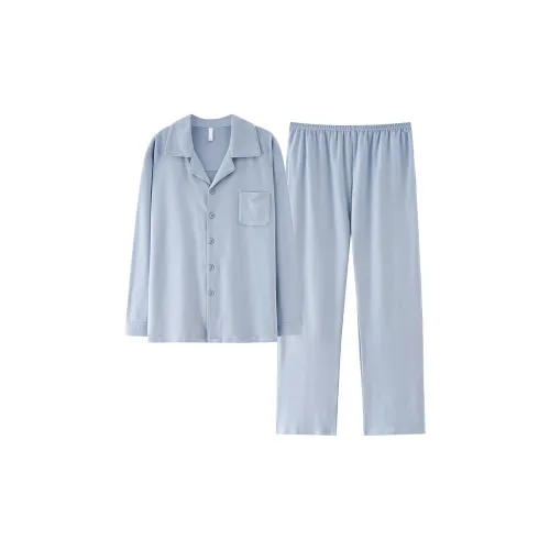 GRACEWELL Пижамный комплект Мужской Небесно-синий