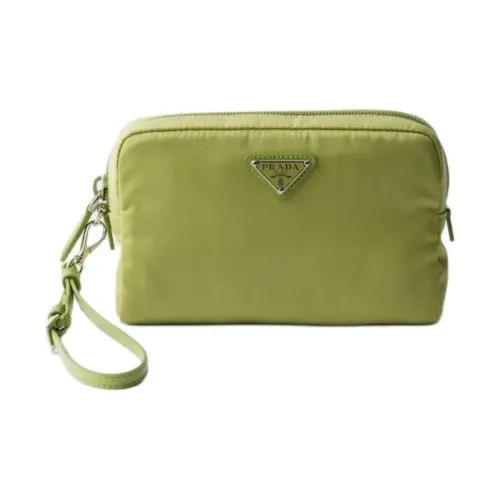 PRADA RE Нейлон Полиамид Клатч Стандартный Унисекс Лужайный Зеленый