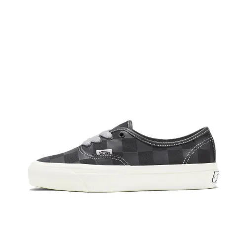 Vans Authentic Low Top Скейтборд Кроссовки Унисекс Черный Серый