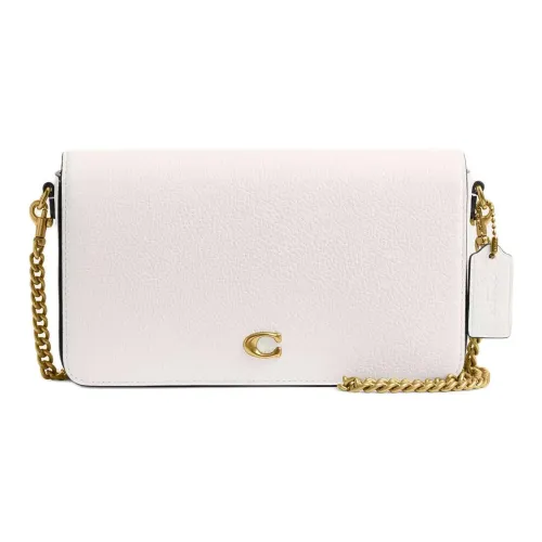 COACH Кожа Сумка через плечо Маленькая Сумка на плечо Женская Белая