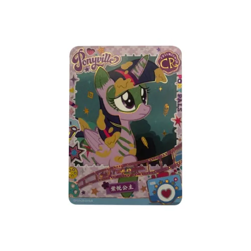 KAYOU My Little Pony Card Веселье Shadow Пачка Третья EDITION CR Карта Сумеречная искра Принцесса CR Карта IP Аниме Карточки 1 шт