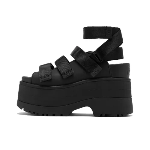 UGG Сандалии в римском стиле, черные, женские