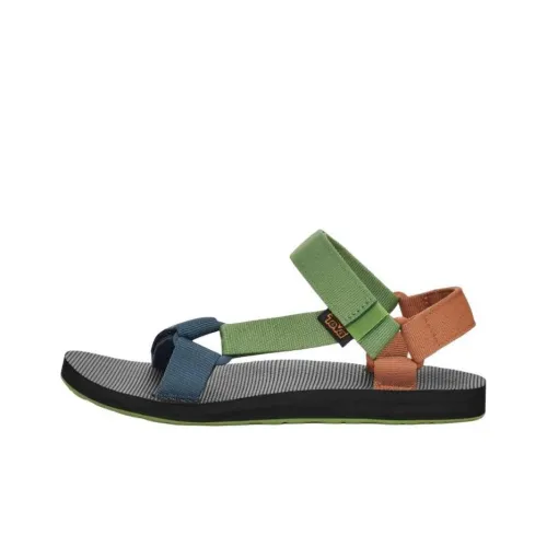 Teva Пляжные сандалии Синий, зеленый, оранжевый Унисекс