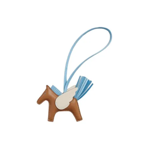 HERMES Телячья кожа Подвески Унисекс Коричневый