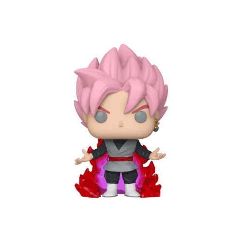Funko Dragon Ball Super Saiyan Персиково-красный Черный Гоку Ночной свет Версия Фигурки в стиле Chibi