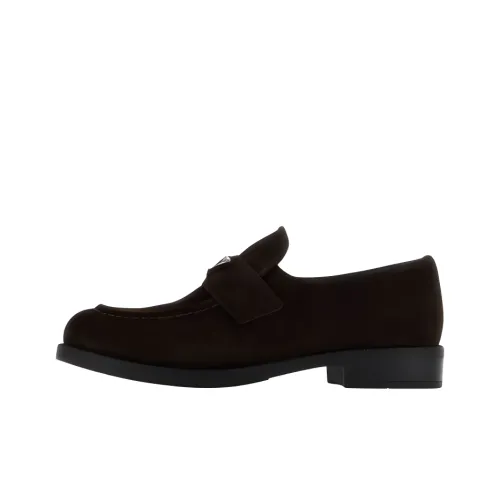 PRADA Лоферы Женские Темно-Коричневый