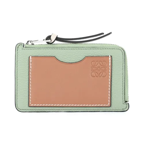 LOEWE Коровья кожа Кошелек для монет Женские Rosemary Зеленый Дымчатый Коричневый