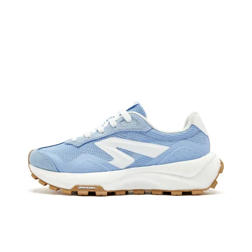 QIAODAN Нижняя юбка Устойчивая к истиранию Низкий топ Кэжуал Женский Синий Белый