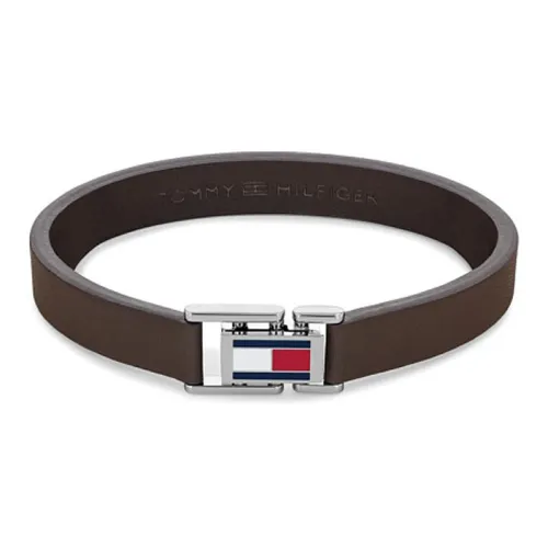 Tommy Hilfiger Кожа Наручные повязки Мужской Коричневый