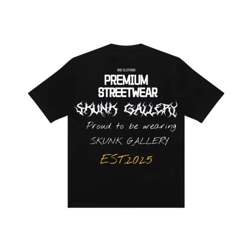 SKUNK GALLERY T-Shirt Мужской Черный
