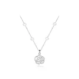 Романтическое розовое ожерелье