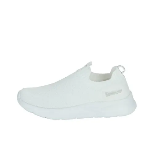 KangaROOS Slip-resistant Abrasion-resistant Low-top Training Shoes Women's White Кроссовки KangaROOS с противоскользящим и износостойким низким верхом для тренировок женские белые