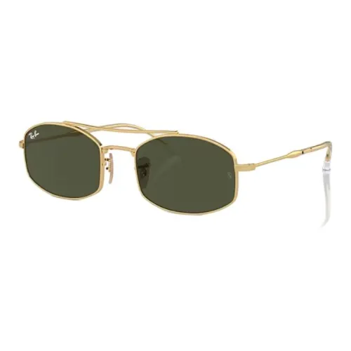 RayBan Металл Aviator Солнцезащитные очки Унисекс Золото