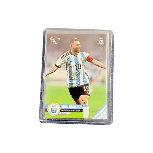 Topps Messi Аргентина Beijing Game Памятная Особенная Карта NOW Коллекция Карта Игрока Отличное Состояние