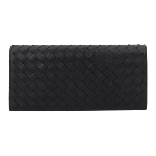 Bottega Veneta Кошелек из коровьей кожи большой унисекс черный
