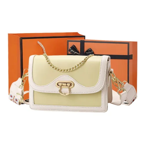 PINK·LAND ПУ (полиуретан) Сумка через плечо Стандартная Женская Зеленый Экрю Экрю Бежевый Черный Зеленый Черный