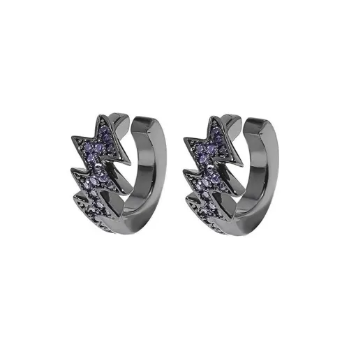 GUDUD Сплав Нижняя заколка On Серьги Унисекс