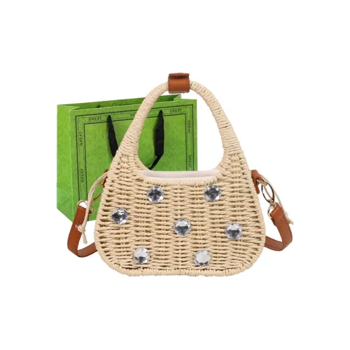 RUIPAI Вязаная ткань Сумка Стандартная Женская Бежевая Хаки