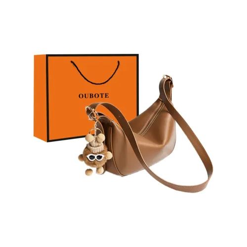 OUBOTE Сумка через плечо из коровьей кожи стандартная женская карамельно-коричневый