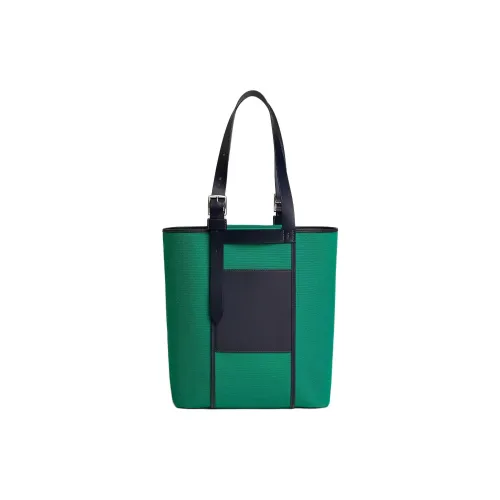 HERMES Etriviere Pocket Goeland Холст с Hunter Кожа And Swift Телячья кожа Сумка Холст Сумка Ручная Сумка Унисекс