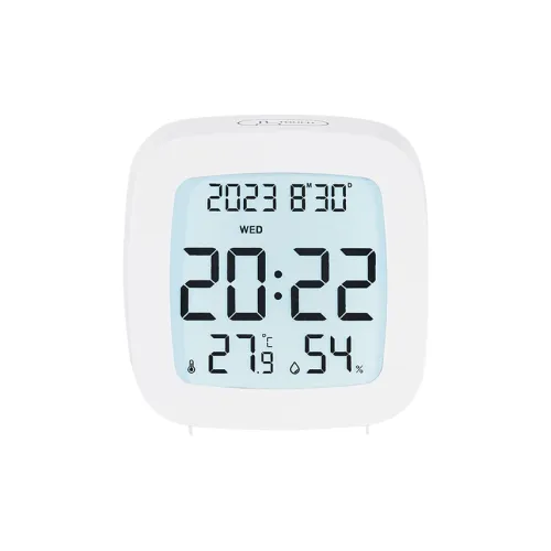 HENSE Электронный Механизм Пластик Будильник Унисекс Белый