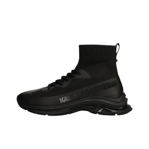 KARL LAGERFELD Низкий топ Повседневная обувь Мужской Черный