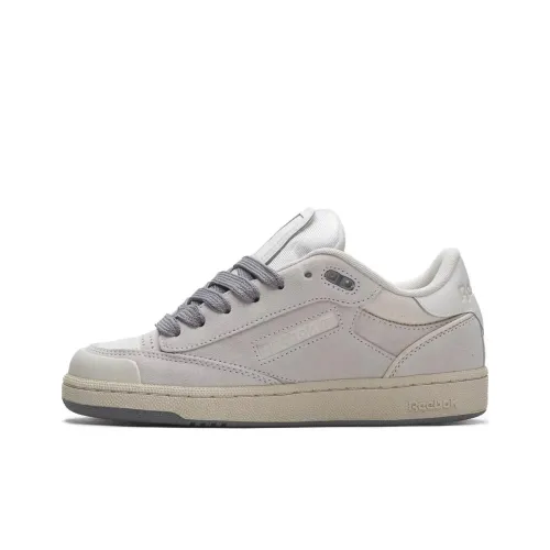 Reebok Club C Low Top Скейтборд Кроссовки Женские Светлый Бежевый