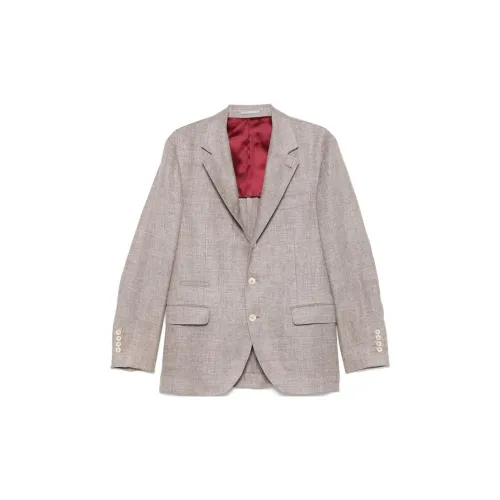 BRUNELLO CUCINELLI Бизнес-костюм мужской светлый умбра