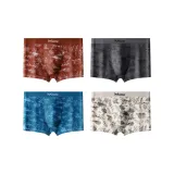 4 пачки [Карамельный коричневый + Пасмурный серый + Синий + Желтый]