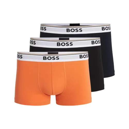 Hugo Boss Боксеры Мужские Оранжевый+Черный+Морской Синий