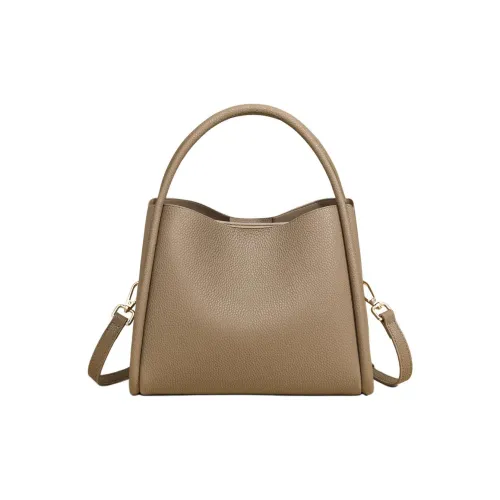 COMELY Сумка через плечо из коровьей кожи с синтетической кожей стандартная женская слоновая серый