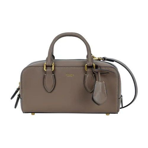 COACH Bowery Перчаточная дубленая кожа Сумка через плечо Сумка Женская Темно-сапфировый