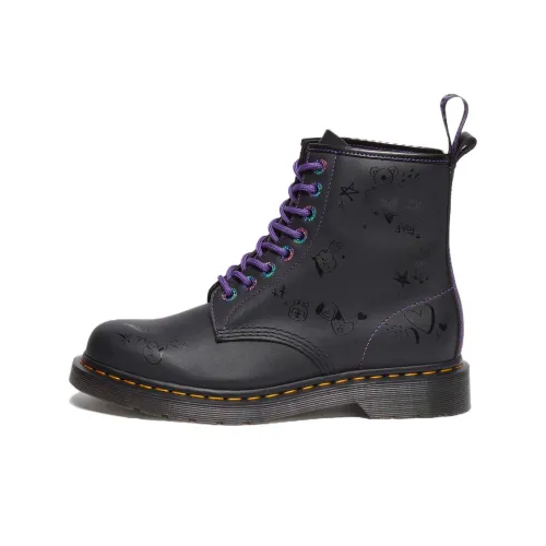 BT21 x Dr.Martens 1460 Мартин Ботинок 3 см Мужской Черный