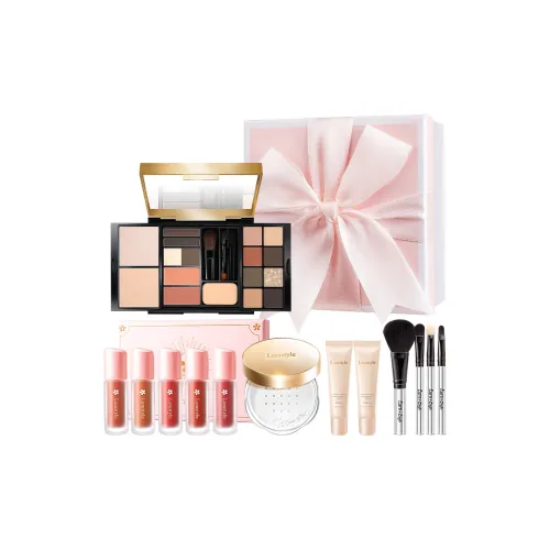 The Laya Era Маленькая Золотая Палетка Макияжный Набор Коробка Матовый Легко Смесь Мягкий Матовый Сияние Земляной Тон