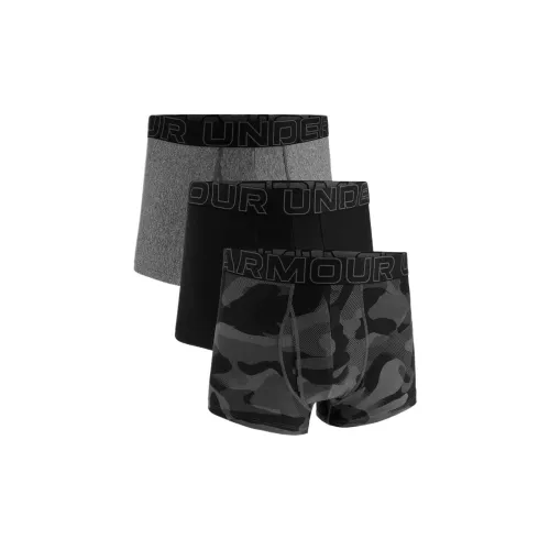 Under Armour Tech 3 упаковка черные мужские боксер-шорты