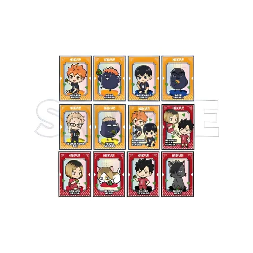 GuGuGuGu Haikyuu!! !! Trash BATTLE Коллекция Zongzi Карта Фотокарточки