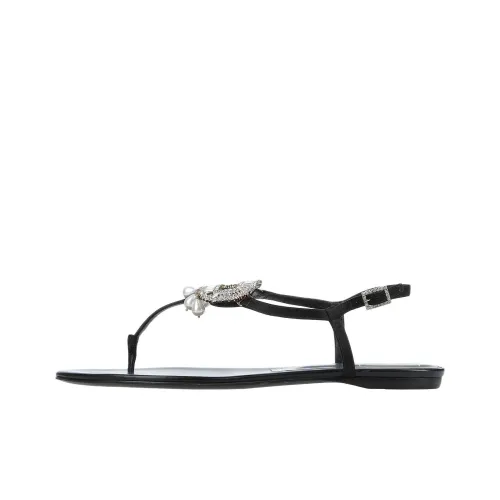 Roger Vivier One Ремень Сандалии Женские Черные