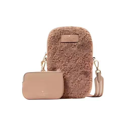 Kate Spade Искусственный мех Сумка через плечо Женская Светлый Рыжевато-коричневый